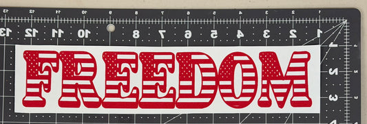 Flag Print 'Freedom'