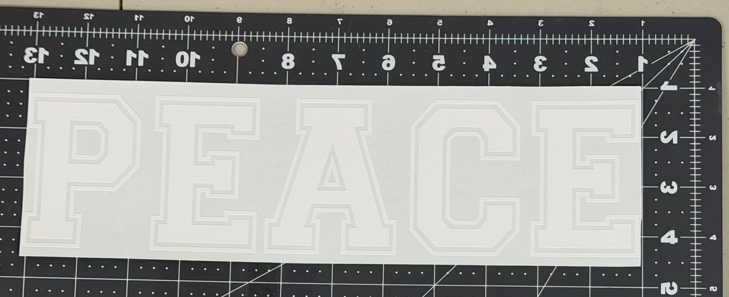 Varsity Style 'Peace'