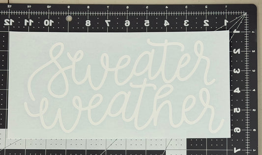 Sweater Weather